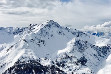 五点钟的雪意美景